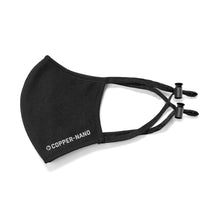 Load image into Gallery viewer, Lightweight Copper-Nano Face Mask (2 Pack with Bag) - Black