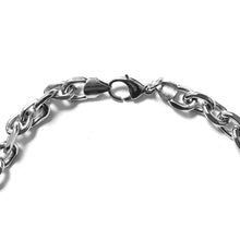 Load image into Gallery viewer, Bold Chain Necklace with Dog Tag - Stainless Steel
