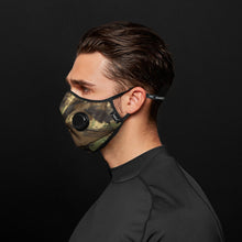 Load image into Gallery viewer, 0382. ViralOff® Vented Performance Mask (2 Pack with Bag) - Woodland Brushed Camo

